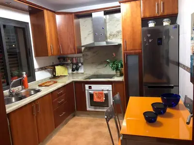 Una cocina o zona de cocina en villa cinco palmas