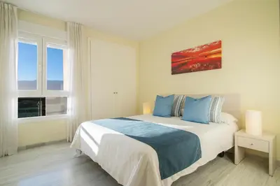 Cama o camas de una habitación en Pierre & Vacances Almeria Roquetas de Mar