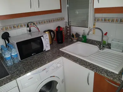 Una cocina o zona de cocina en Vera Rental Torremar Natura