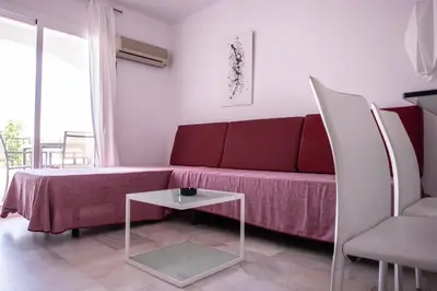 Cama o camas de una habitación en Vistamojacar