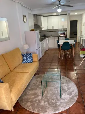 Una cocina o zona de cocina en Vera Playa Naturista Michel