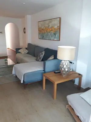 Cama o camas de una habitación en Vera Playa Naturista Michel