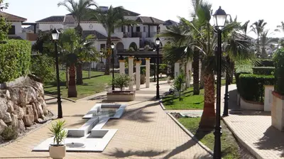 Jardín al aire libre en Vera Rental Thalassa II