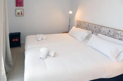 Cama o camas de una habitación en Atico En Las Negras