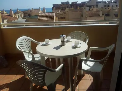 Un balcón o terraza de Apartamentos Maracay