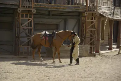 Montar a caballo en el apartamento o alrededores