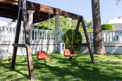 Jardín al aire libre en Chalet Villadulce