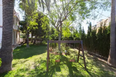 Jardín al aire libre en Chalet Villadulce