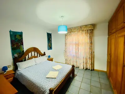 Cama o camas de una habitación en Barranco de la Salud