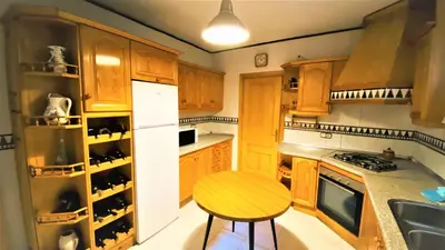 Una cocina o zona de cocina en Barranco de la Salud