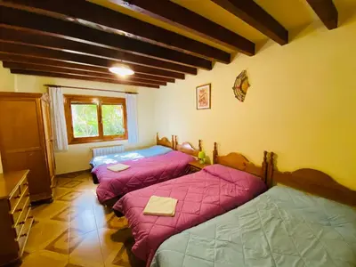 Cama o camas de una habitación en Barranco de la Salud