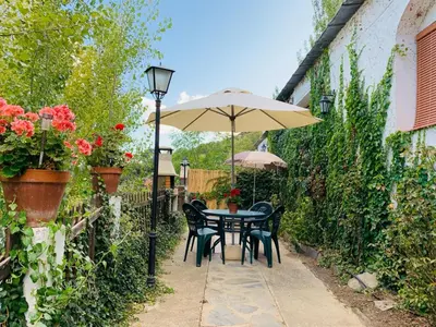 Jardín al aire libre en Barranco de la Salud