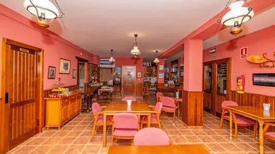 Zona de estar de Hotel La Fragua II