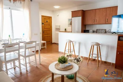 Una cocina o zona de cocina en El Velero - Vacaciones inolvidables frente el MAR