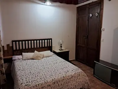 Cama o camas de una habitación en La Casona de la Luz