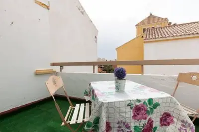 Un balcón o terraza de Roquetas Beach