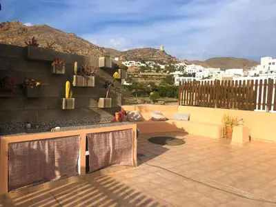 Vista general de una montaña o vista desde el apartamento