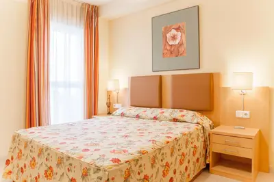 Cama o camas de una habitación en Atico Vera