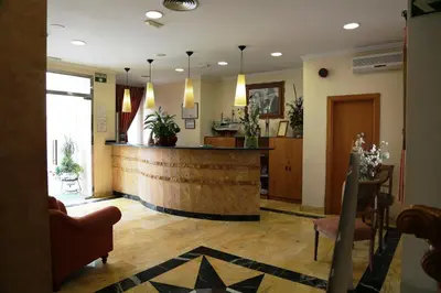 El vestíbulo o zona de recepción de Hotel Tio Felipe