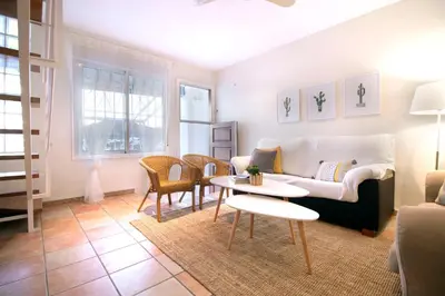 Zona de estar de Apartamento El Cabo l