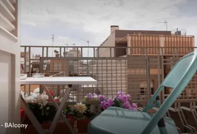 Un balcón o terraza de Apartamento Toreros Center Wifi