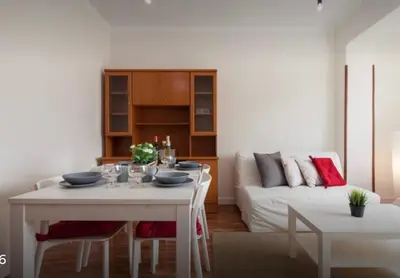 Zona de estar de Apartamento Toreros Center Wifi
