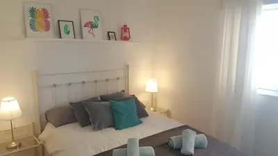 Cama o camas de una habitación en El Palmeral