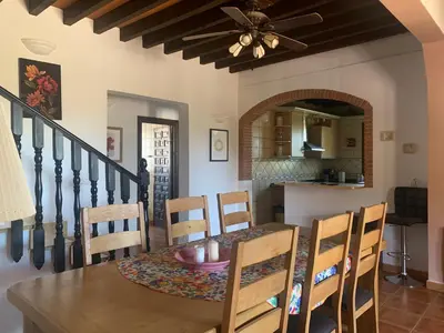 Plano de Private villa large pool elevated quiet secluded location, near Mojacar