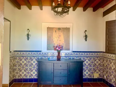 Plano de Private villa large pool elevated quiet secluded location, near Mojacar