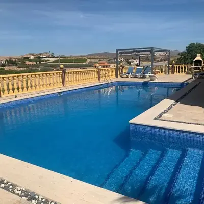 Private villa large pool elevated quiet secluded location