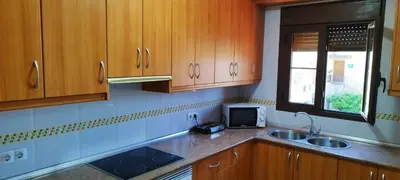 Una cocina o zona de cocina en Apartamentos Turísticos Edificio del Pino