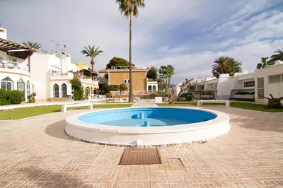 Piscina en o cerca de Bungalow de Lujo a pie de playa en Aguadulce