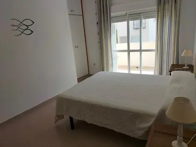 Cama o camas de una habitación en Comodidad en AGUAMARGA!