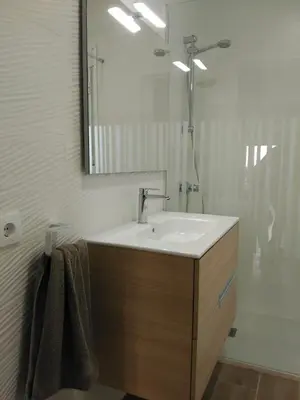 Un baño de Comodidad en AGUAMARGA!