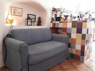 Zona de estar de Cuevas Andalucia