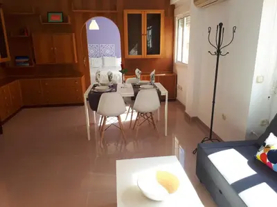 Zona de estar de La casa de Blanca. Coqueto piso céntrico y cerca de todo