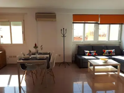 Zona de estar de La casa de Blanca. Coqueto piso céntrico y cerca de todo