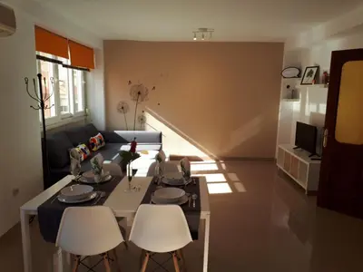 Zona de estar de La casa de Blanca. Coqueto piso céntrico y cerca de todo