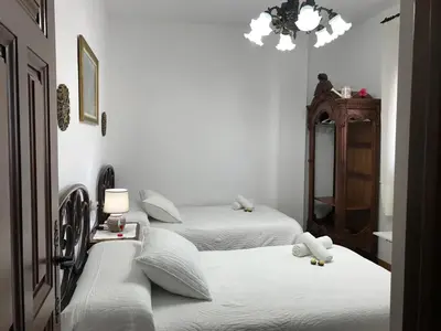 Cama o camas de una habitación en Casa Pedro