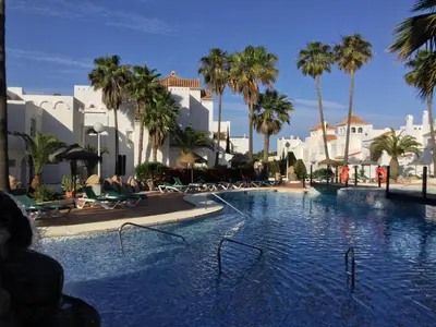 Piscina en o cerca de La Perla Azul Golf - Terraza panorámica al Sol