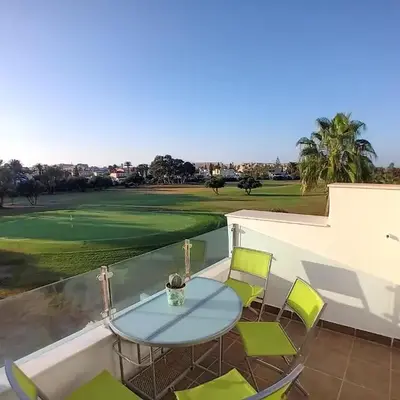 La Perla Azul Golf - Terraza panorámica al Sol