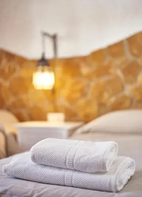 Cama o camas de una habitación en La Almunia de la Alpujarra