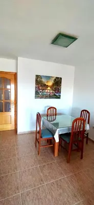 Zona de estar de Apartamento Roquetas playa con WIFI