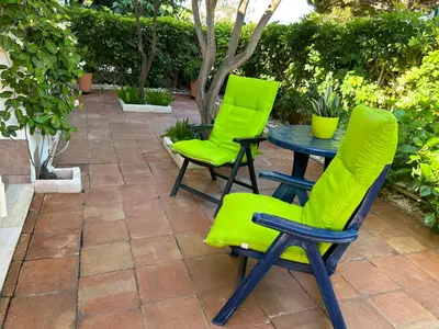 Jardín al aire libre en Duplex Vera - Playa