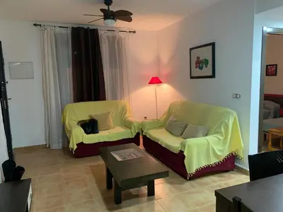 Zona de estar de Apartamento María Isabel en Los Collados Golf - Aguilas