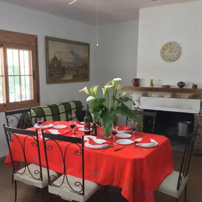 Zona de estar de El cortijo de la abuela