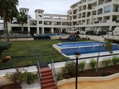 Piscina en o cerca de Entre el Mar y el Golf. Wifi privado.