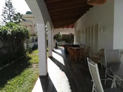 Un patio o zona al aire libre en Villa PaloMayor