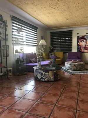 Zona de estar de Hotel Lucero
