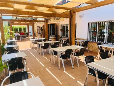 Un restaurante o sitio para comer en Hotel Sorbas